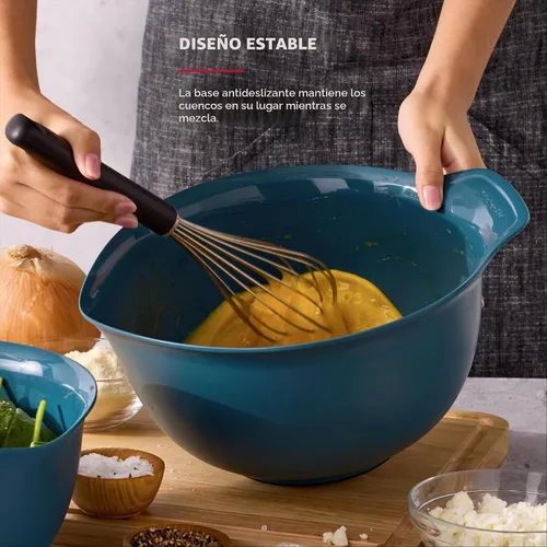 Vista 4 de KitchenAid Cuencos de mezcla universales de plástico anidables