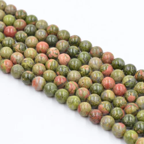Vista 45 de 6mm Cuentas Redondas de Granate para Hacer Joyería DIY, Poder Curativo de Cristal, Piedras Preciosas Sueltas para Hacer Pulseras y Collares, Hilo