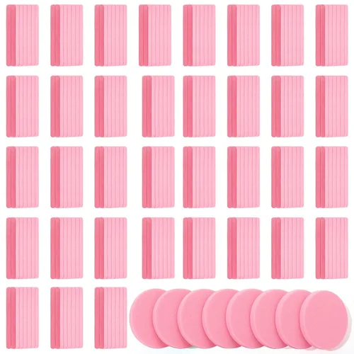 Vista 10 de Mifoci 960 esponjas faciales comprimidas para esteticistas, almohadillas de esponja de eliminación de maquillaje para mujeres, spa exfoliante facial
