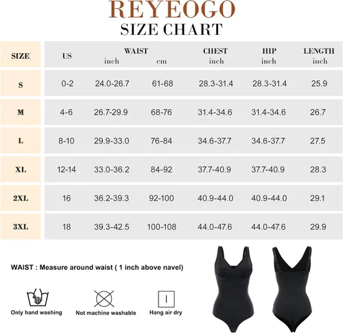 Vista 7 de REYEOGO Body moldeador de cuerpo completo para mujer, con control de abdomen, entrenamiento de cintura, adelgazante, moldeador de cuerpo, tanga