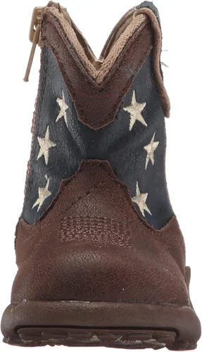 Vista 2 de ROPER Botas American Patriot Western para niños, Marrón