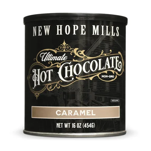 Vista 3 de Chocolate caliente definitivo, por NEW HOPE MILLS, sin OMG, 16 onzas, vegano (menta)