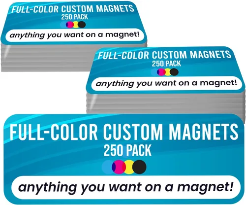 Vista 11 de Magnet Me Up Calcomanía magnética personalizable con texto personalizado, diseña tu propio imán de automóvil, 3 x 10 pulgadas, para negocios Solo
