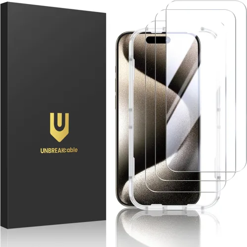 Vista 12 de UNBREAKcable Protector de pantalla de vidrio templado inastillable para iPhone SE 2022/SE 2020, iPhone 8/7 [paquete de 3] [99.99% transparente HD]