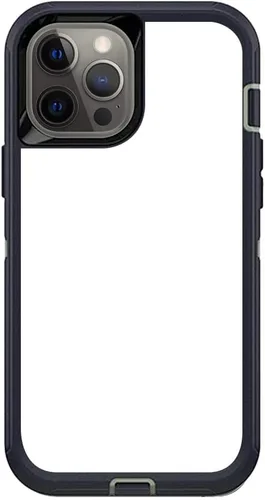 Vista 18 de MightySkins Skin compatible con OtterBox Defender iPhone 12 Pro Max - Azul sólido Funda protectora de vinilo duradera y única Fácil de aplicar