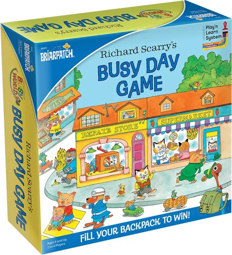 Vista 3 de Juego de día ocupado de Richard Scarry, juego de aprendizaje preescolar
