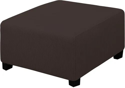 Vista 29 de Easy-Going Funda Elástica para Otomana Taburete de Almacenamiento Plegable Protector de Muebles Funda Rectangular Suave con Parte Inferior Elástica