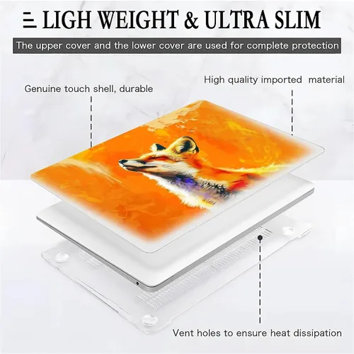 Vista 127 de Funda para computadora MacBook Pro de 13 pulgadas, modelo A1425/A1502, modelo A1425/A1502, diseño de primera calidad, funda rígida para laptop 3D 3D