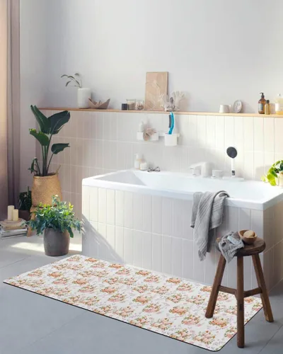 Vista 5 de Tapete de baño de Acción de Gracias, antideslizante, de secado rápido y absorbente, tierra de diatomeas, fregadero, dormitorio, cocina, lavable