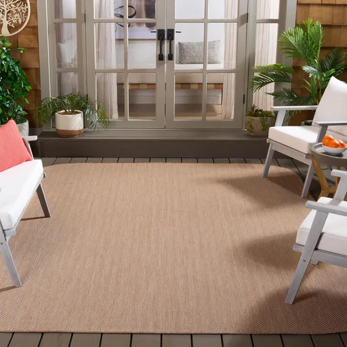 Vista 26 de Safavieh Colección Courtyard CY8022 Alfombra, 2 pies x 3 pulgadas x 5 pies, aguamarina y gris, impermeable, fácil de limpiar, sin pelusa