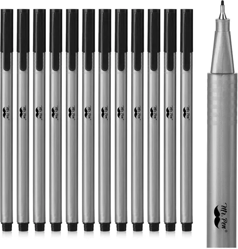 Vista 9 de Mr. Pen - Bolígrafos de punta fina, paquete de 12, bolígrafos de punta fina, bolígrafos de colores, bolígrafo para diario, bolígrafo para diario