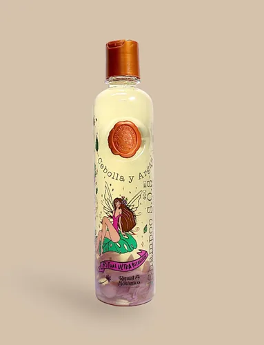 Vista 3 de Ritual Botanico Champú Ultra Reparador S.O.S de cebolla y Argán, sin sal ni sulfatos, natural, ayuda al crecimiento, repara cuero cabelludo