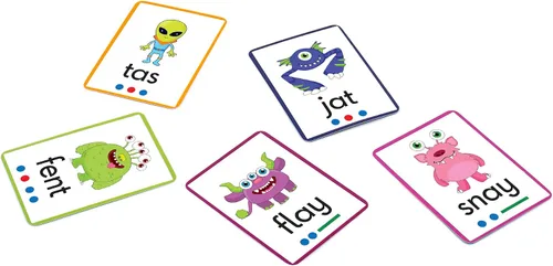 Vista 7 de Alien Word Flashcards: Junior Learning, The Science of Reading Recursos complementarios, para uso en el aula o en la escuela en casa, para mayores