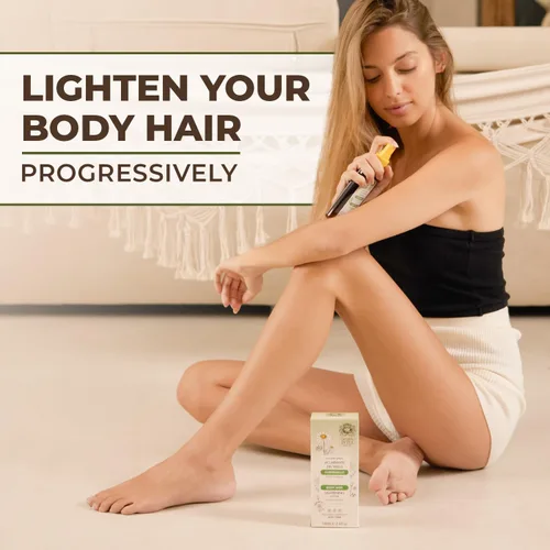 Vista 2 de Intea Cubrevello - Loción para aclarar el cabello, spray de botella con extracto de manzanilla natural ecológico, sin parabenos y amoníaco, 3.4 onzas