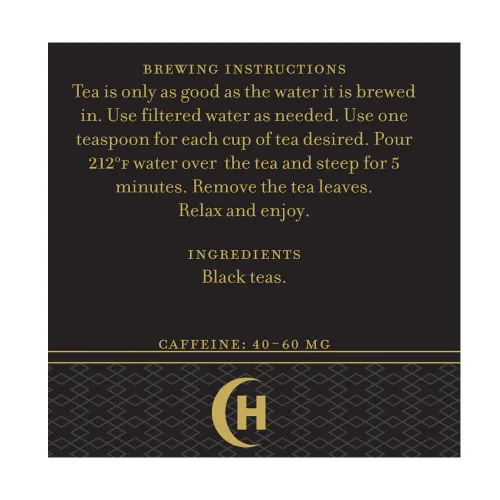 Vista 3 de Harney & Sons Té de Ceilán e India Lata de 4 onzas, té de hojas sueltas, también conocido como Orange Pekoe Mezcla de té negro Assam y Ceilán