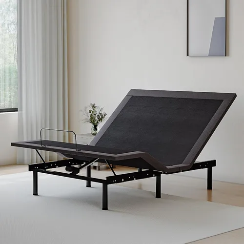 Vista 11 de Dyonery Base de cama ajustable individual XL + colchón de espuma