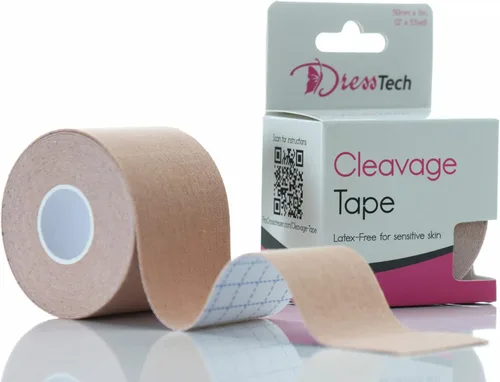 Vista 2 de Cinta de escote Crossdresser - DressTech - Creador de escote instantáneo para Drag Queens, Beige, M