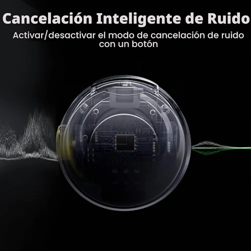 Vista 2 de RIBIU Micrófono de solapa inalámbrico para iPhone/Android, mini micrófono con cancelación de ruido, duración de la batería de 16 horas, micrófono