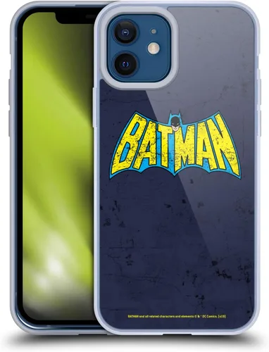 Vista 375 de Head Case Designs Funda de gel con licencia oficial de Batman DC Comics Bat Signal Logos [protección de grado militar] compatible con Apple iPhone 7