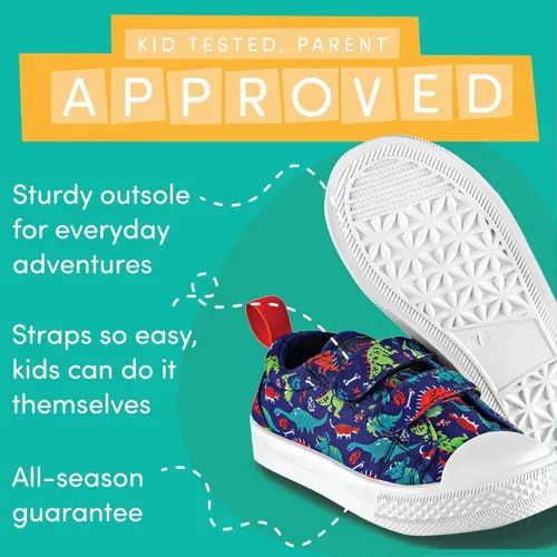 Vista 3 de LONECONE Unisex Toddler Sneakers and Kids' Sneakers in 7 Fun Patterns