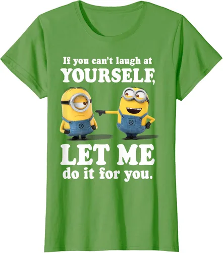 Vista 4 de Camiseta gráfica de Minions de Mi villano favorito: Ríete de ti mismo Negro