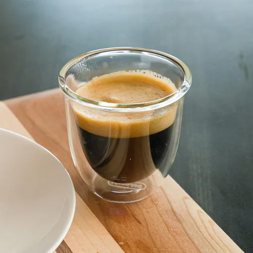 Vista 6 de Brod & Taylor Vasos de vidrio espresso con aislamiento de doble pared (juego de 2, 2 onzas / 2.0 fl oz)