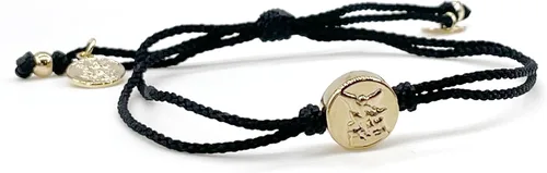 Vista 8 de St Michael Archangel Coin Medal on Adjustable Red Cord Wrist Adjustable Bracelet
