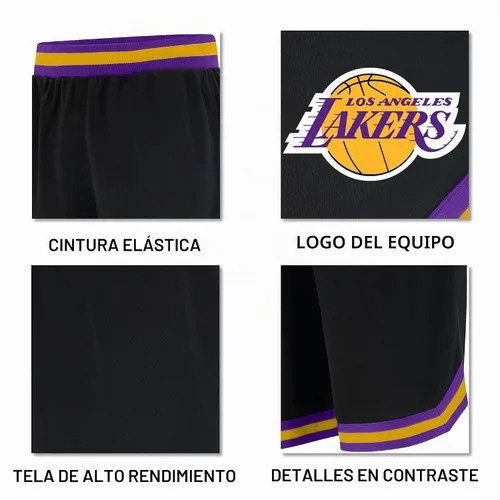 Vista 5 de Ultra Game Pantalones cortos de baloncesto oficiales de la NBA Soft Air Mesh Ultimate para hombre - OG Fit
