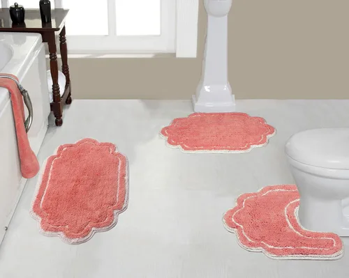 Vista 40 de Home Weavers - Tapete de baño 100% algodón copetudo, supersuave y absorbente, lavable a máquina y apto para secadora lino
