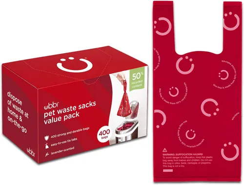 Vista 10 de Ubbi Portátil Dispensador y Soporte para Bolsas de Caca de Perro con Correa Retráctil y Accesorio para Correa, Incluye 2 Rollos de Bolsas de Basura