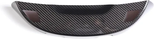 Vista 6 de Cubierta de base de espejo retrovisor para interior de automóvil compatible con Chevrolet Corvette C7 Stingray 2014-2019 fibra de carbono real, 1