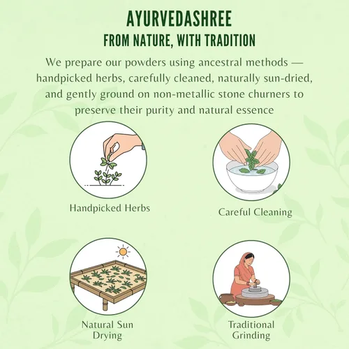 Vista 8 de AYURVEDASHREE Haritaki Powder 200 Gm I Terminalia Chebula Powder I una hierba ayurvédica para desintoxicación y rejuvenecimiento para Vata I Vata I