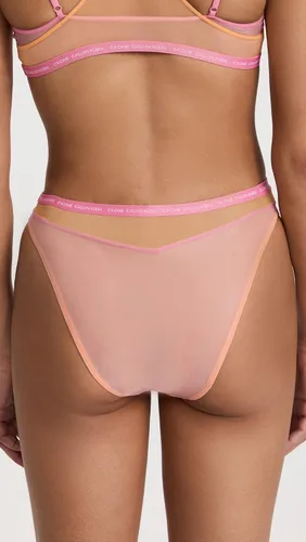 Vista 3 de Calvin Klein Ck One Sheer Pride Tanga de cintura alta para mujer
