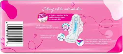 Vista 11 de Whisper Almohadillas sanitarias ultrasuaves - 30 piezas (XL Plus)