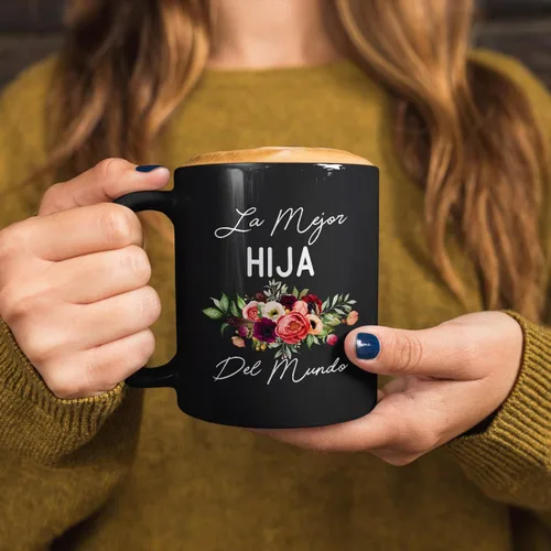 Vista 4 de Fantastic Gifts Taza La Mejor Hija Del Mundo, regalo para hija, taza de la mejor hija del mundo, regalo de cumpleaños, regalo para el día de la Madre