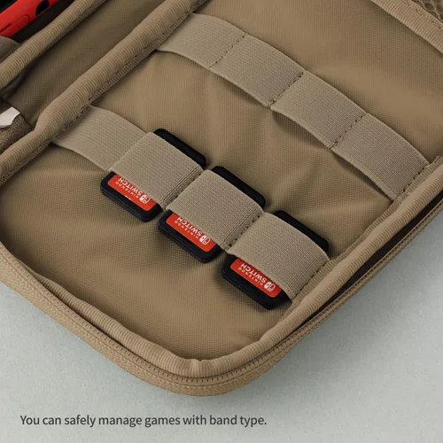 Vista 5 de LIVEWORK Cordura Pocket Case Compatible with Nintendo Switch Pocket Video Game Console Padded Pouch Case - Made in Korea (Sage, CORDURA)