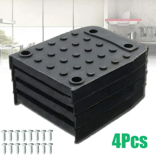 Vista 2 de Tookie Almohadillas antideslizantes para paneles de yeso, 4 alfombrillas de trípode de construcción con tornillo, kit de repuesto para almohadillas
