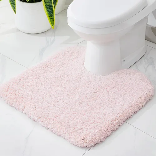 Vista 57 de Disolla - Alfombra antideslizante pequeña y esponjosa para el suelo del baño, lavable, afelpada, para ducha, absorbente, color beige, 17 x 24