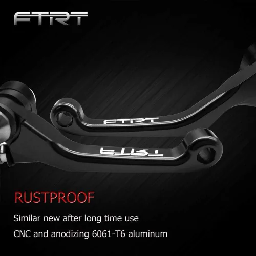 Vista 4 de Pivot - Palancas de embrague de freno para motocross compatibles con CR80R/CR85R 1998-2007, CR125R/CR250R 1992-2003, CRF150R 2007-2022, CRF450R Negro