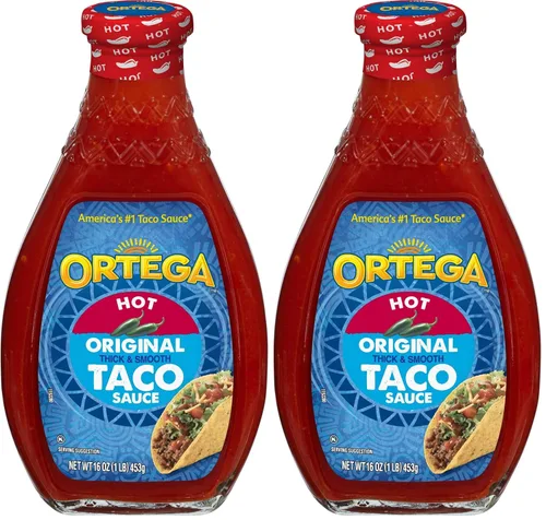 Vista 12 de Salsa para Tacos Ortega Original, Suave, 16 Onzas