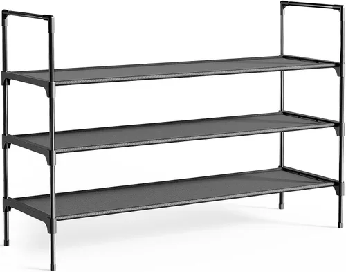 Vista 8 de Kitsure Zapatero – Organizador de zapatos de 2 niveles, zapatero para armario, entrada, dormitorio, estante de almacenamiento de fácil montaje