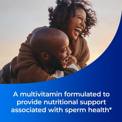 Vista 4 de One A Day Multivitamínico de salud preconcepcional para hombres para apoyar el esperma saludable, suplemento para hombres con vitamina C, vitamina