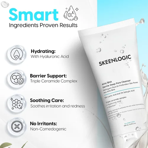 Vista 9 de 2 % de ácido salicílico + 5 % ácido láctico para cara y cuerpo – Brotes, queratosis pilaris, pelos encarnados, psoriasis y minimiza los poros