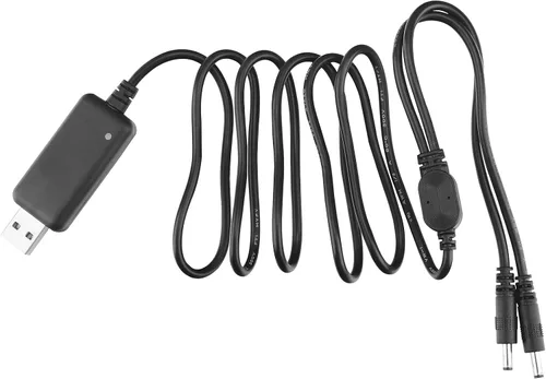 Vista 5 de Cargador dual DC compatible con guantes calefactados de 8.4 V, calcetines y batería recargable