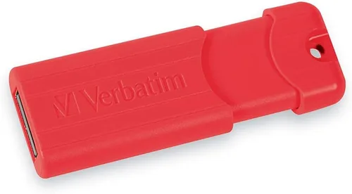 Vista 4 de Verbatim Unidad flash USB 3.0 retráctil de 16 GB a rayas, paquete de 5 unidades multicolor (verde, azul, rojo, morado, cian)