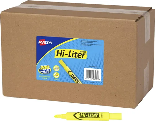 Vista 12 de Marcadores fluorescentes para escritorio HI-LITER, Amarillo fluorescente