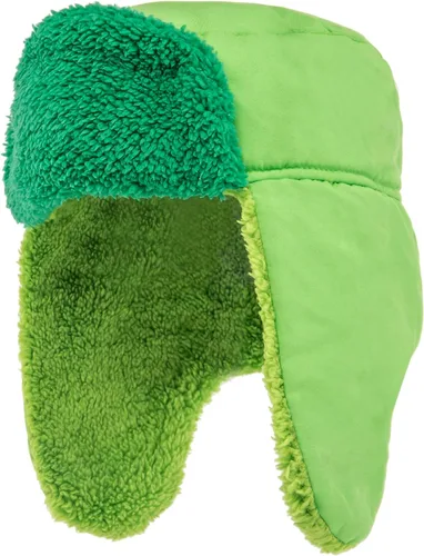 Vista 7 de Christmas Trapper Hat Winter Trooper Hat with Green Faux Fur for Halloween Christmas Costume