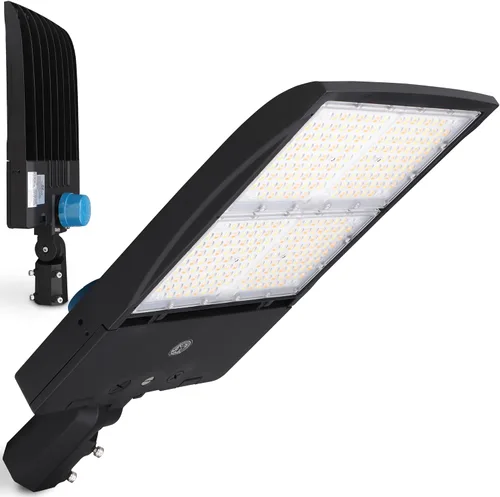 Vista 12 de RuggedGrade Vatiaje de luz LED NextGen IV de 100 W para estacionamiento Negro
