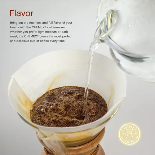 Vista 4 de Chemex Filtro Enlazado - Círculo - 100 unidades - Empaque Exclusivo