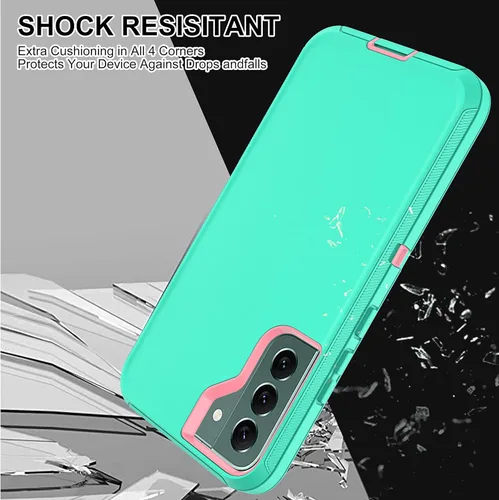 Vista 6 de Funda para S22 Plus, Samsung Galaxy S22 Plus con protector de pantalla de TPU flexible autorreparable [2 unidades], funda de cuerpo completo a